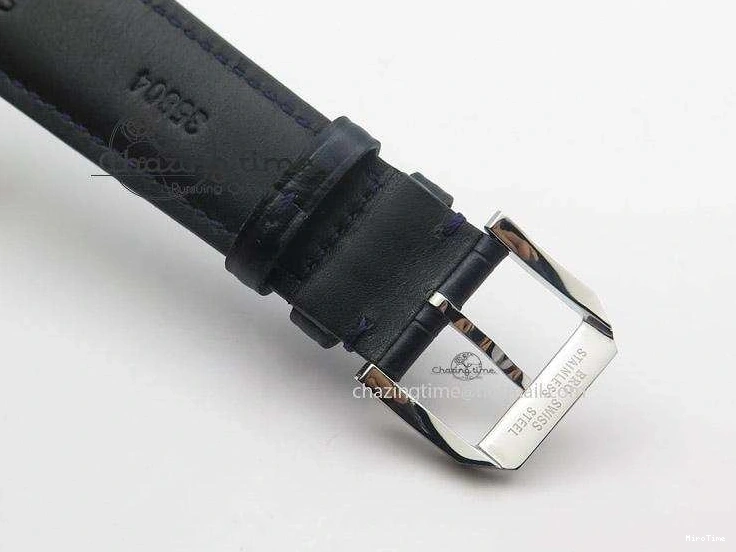 MIROTIME 0224 UrbanChic Ingeniuer St.Laurens SS Blue Dial MK 1:1 Best Edition On Black Leather Strap A 7366